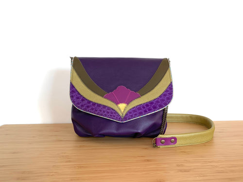 Besace Georgette violette