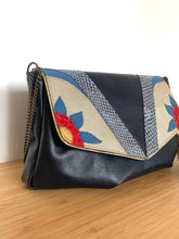 Charger l'image dans la galerie, Besace Grand Jasper bleu nuit