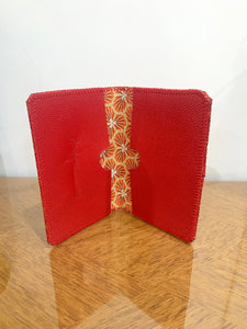 Porte-carte Jeanne fraise