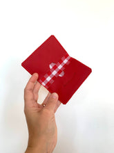 Charger l'image dans la galerie, Porte-carte Coeur ailé rouge