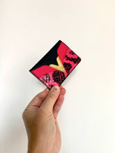 Charger l'image dans la galerie, Porte-carte Jeanne noir et rose