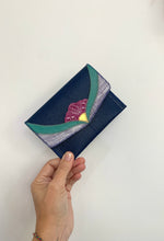 Charger l'image dans la galerie, Portefeuille Georgette marine