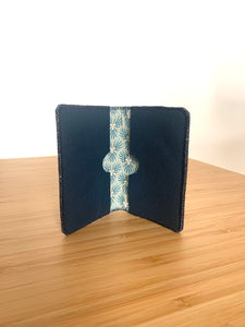 Porte-carte Jeanne bleu