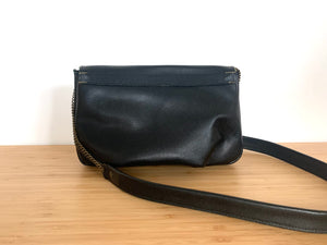 Sac Jeanne croco noir