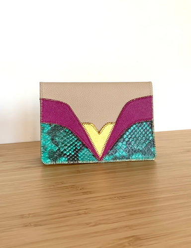 Protège passeport Jeanne beige