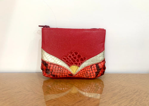 Porte-monnaie Georgette fraise