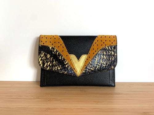 Portefeuille Jeanne noir