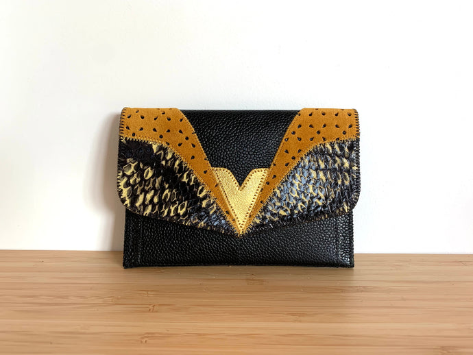 Portefeuille Jeanne noir