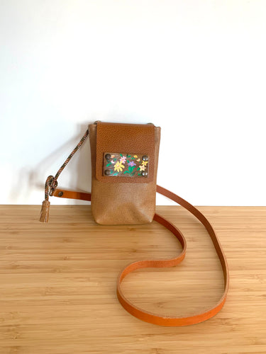Pochette portable camel