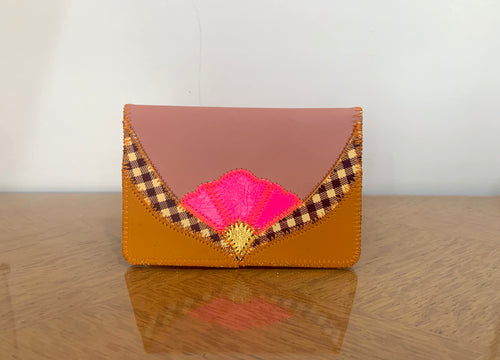 Porte-carte Georgette rose