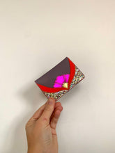 Charger l'image dans la galerie, Porte-carte Georgette mauve
