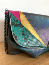 Charger l&#39;image dans la galerie, Sac Vicky bleu nuit irisé