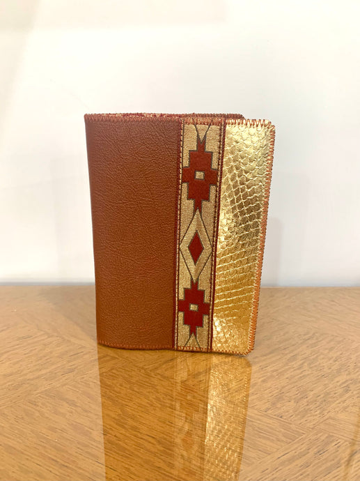 Porte-passeport camel