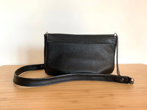 Sac Amour croco noir