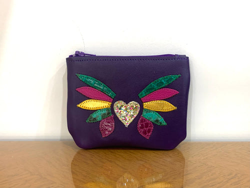Porte-monnaie Raphaële violet