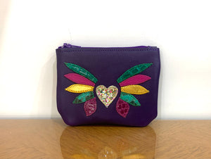 Porte-monnaie Raphaële violet