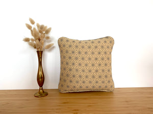 Coussin patchwork clair