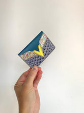 Charger l'image dans la galerie, Porte-carte Jeanne bleu