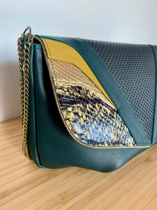 Besace Tabatha vert sombre