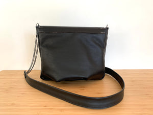 Besace Basile marron et noir