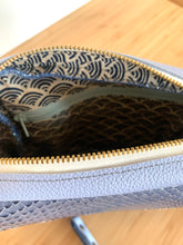 Charger l&#39;image dans la galerie, Petite besace Horta bleu - grise