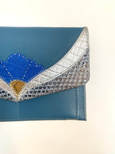 Charger l'image dans la galerie, Portefeuille Georgette marine