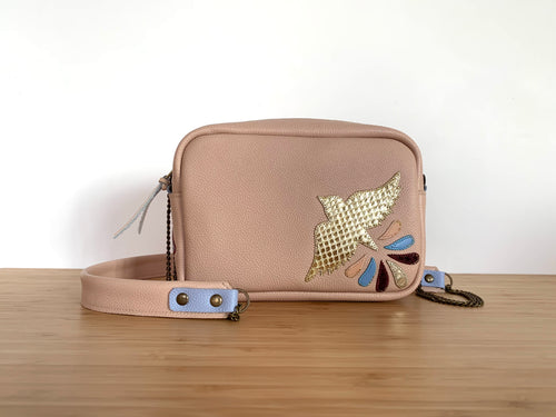 Besace Faith beige rosé