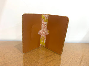 Porte-carte patchwork camel
