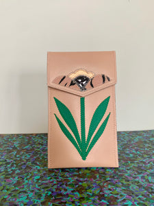 Pochette lunettes Pépé rose