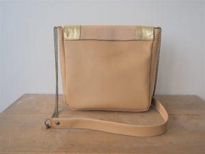 Besace Gloria galuchat beige