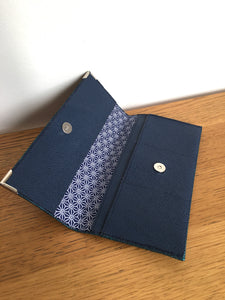 Grand portefeuille Otis bleu