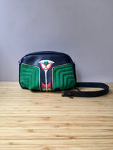 Charger l&#39;image dans la galerie, Besace Poppy marine et bleue