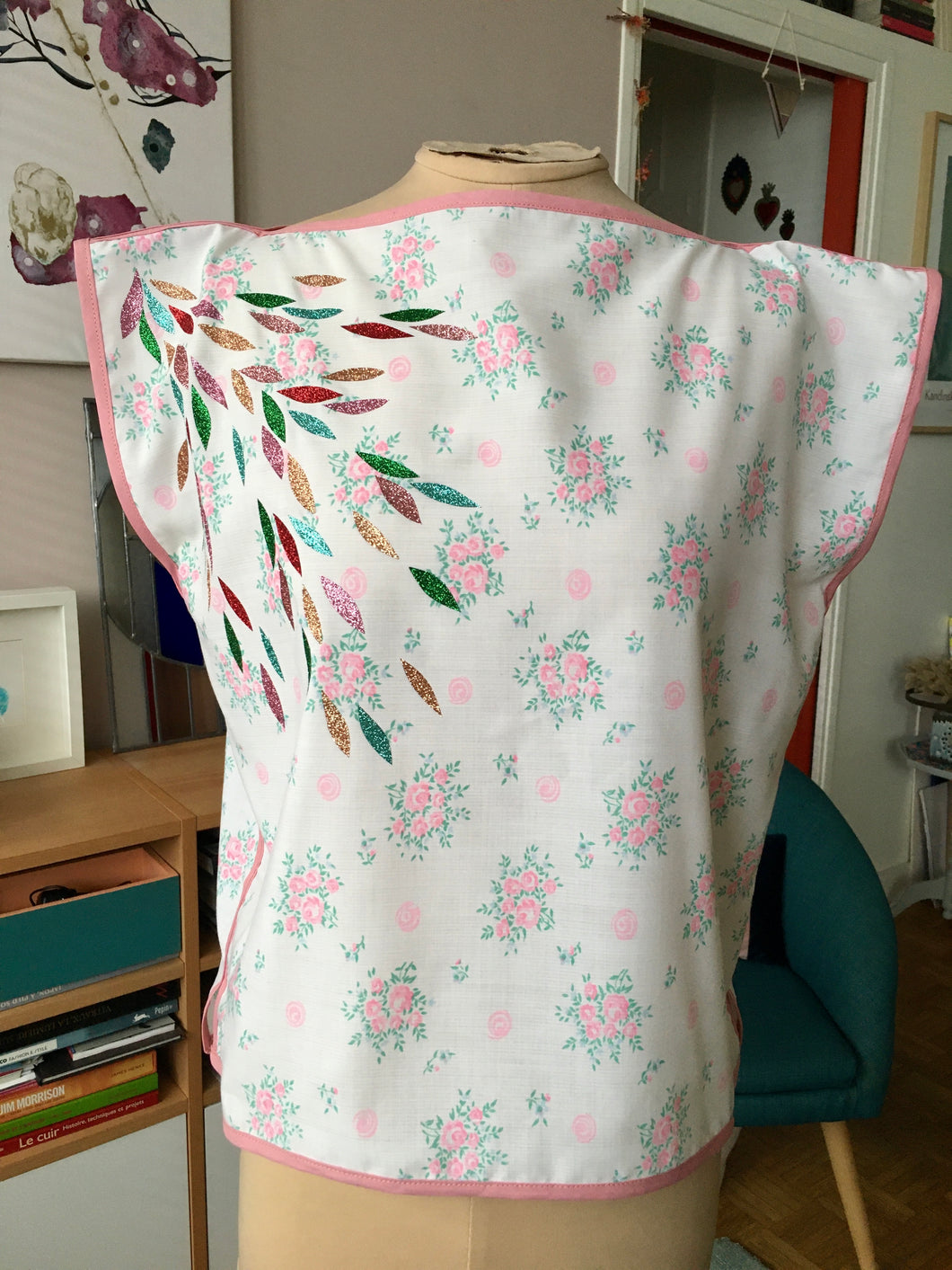 Top Fleurs multicolore
