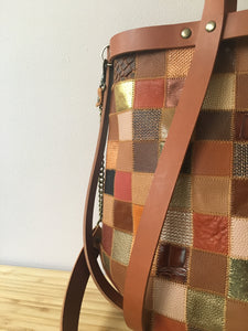 Cabas Patchwork Camel