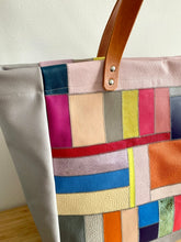 Charger l&#39;image dans la galerie, Cabas patchwork multicolore