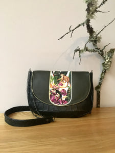 Besace Jungle noir et kaki