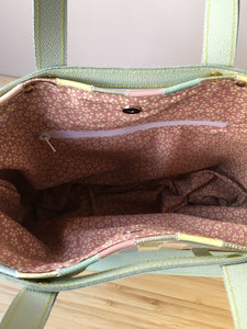 Cabas Patchwork pastel