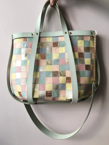 Cabas Patchwork pastel