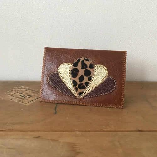 Porte-carte Charlotte camel