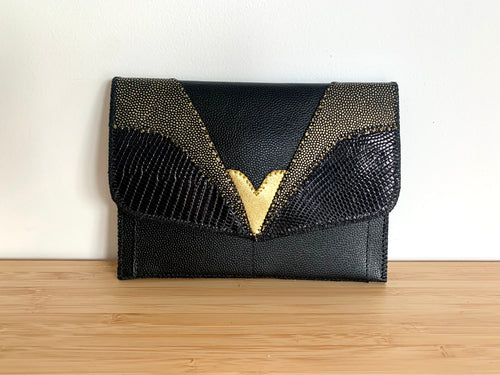 Portefeuille Jeanne noir