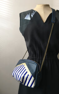 Besace Granville bleue moyen format