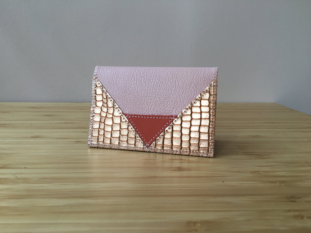 Porte-carte Genius rose pâle