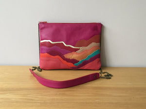 Pochette Landscape fushia