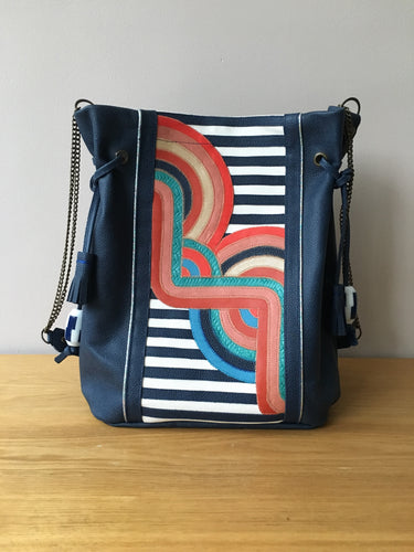 Sac seau Graphique marine
