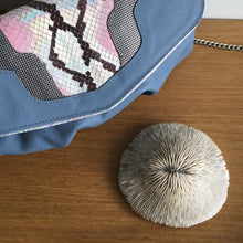 Charger l&#39;image dans la galerie, Mini sac Gloria bleu-gris