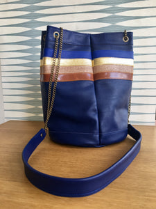 Sac seau Maddie marine