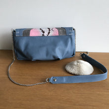 Charger l&#39;image dans la galerie, Mini sac Gloria bleu-gris