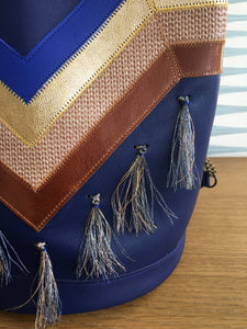 Sac seau Maddie marine